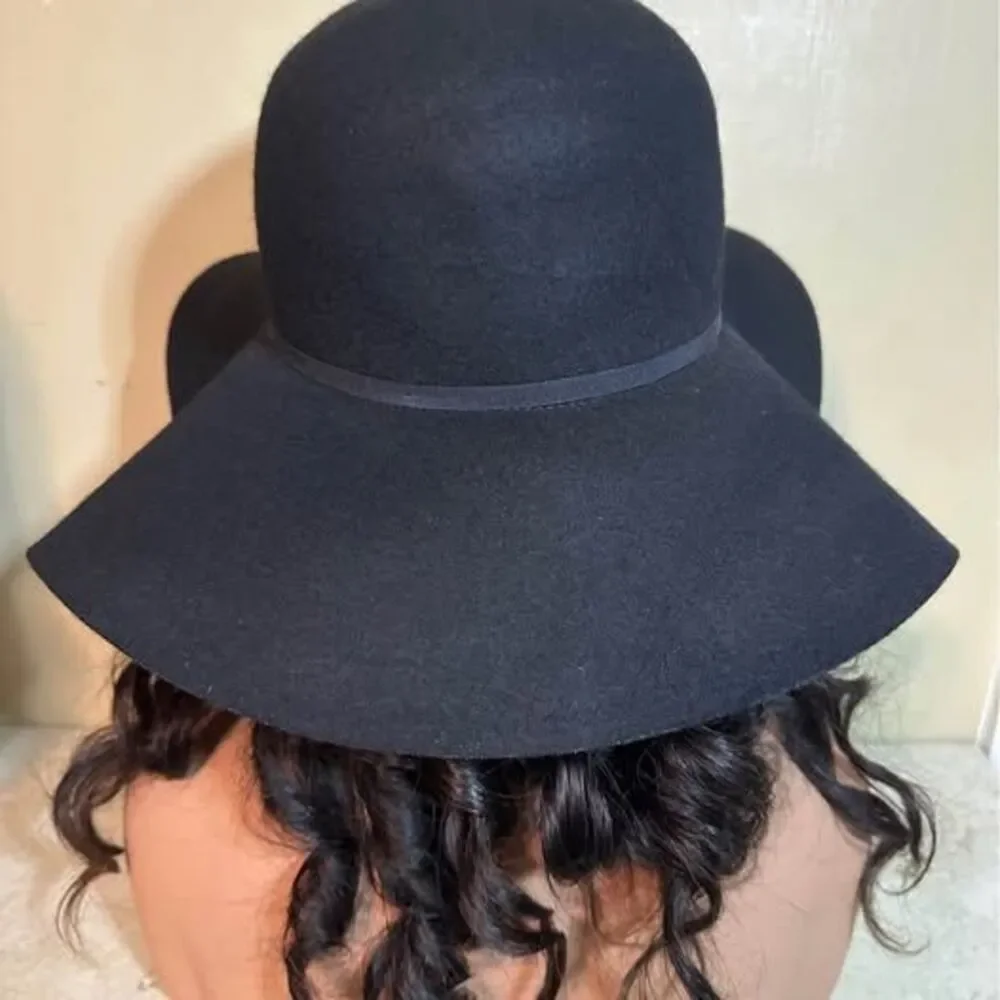 NEW Women’s Black Bohemian BOHO Style Wide Brim Hat